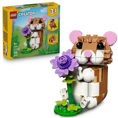 LEGO® Creator 3-in-1 - Cute Hamster with a Flower (31376)