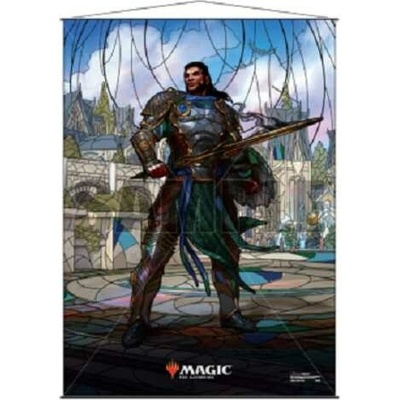 Magic: The Gathering Stained Glass Wall Scroll - Gideon