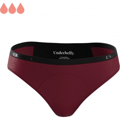 Underbelly menstruační kalhotky UNIVERS bordó z polyamidu Pro střední až silnější menstruaci – Hledejceny.cz
