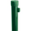 PILECKÝ Plotový stĺpik IDEAL Zn+PVC zelený, vr. príchytky, pr. 38 x 2300 mm