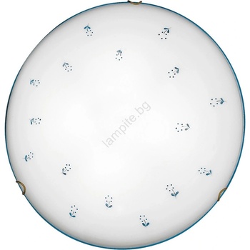 Image 1 of Kolarz 731.13. 4.17 - Плафон NONNA 3xE27/60W/230V Ø 50 см син (KL0263)