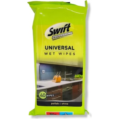SWIFT мокри кърпи за почисване, Professional, 40 броя, Универсални