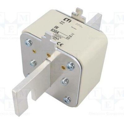 ETI POLAM 004116101 Pojistka: tavná; keramická,průmyslová; 630A; 500VAC; gG; NH4; WT-NH