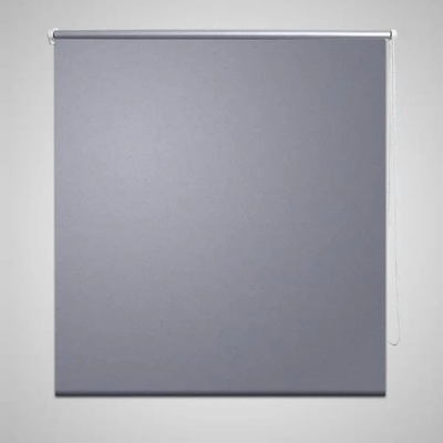 vidaXL Руло щора 160 х 230 см, цвят сив (240180)