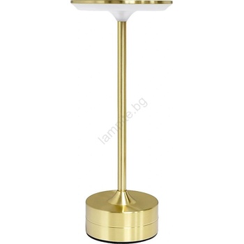 MILAGRO LED акумулаторна настолна лампа със сензорно управление TAVOLO LED/2, 5W/5V 2400 mAh 3000-6000K златна (MI2739)