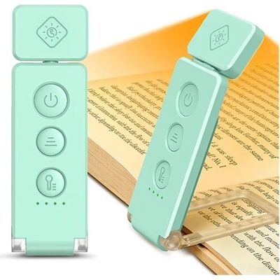 Glocusent Bookmark čtecí lampička s otočným krkem Barva: Tyrkysová