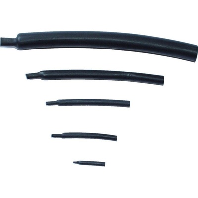 Bužírka smrštovací 2:1, 6,0 mm černá, 1 m