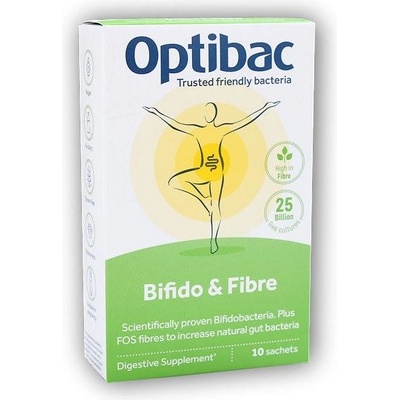 Optibac Bifido & Fibre 10 x 6 g sáčok