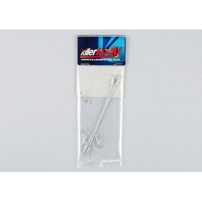 Killerbody щипки за каросерия (4), стоманено въже 100мм (2)