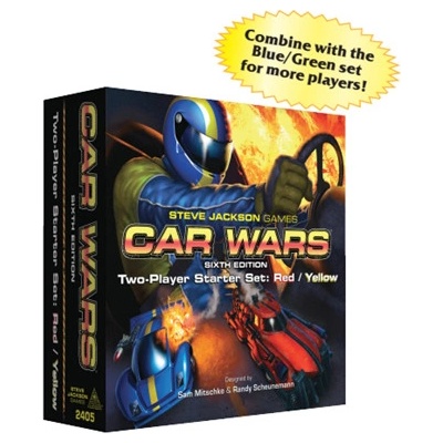 Steve Jackson Games Car Wars Sixth Edition: Two-Player Starter Set Red/Yellow