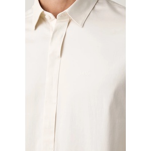 Giorgio Armani риза мъжка от памук с еластан (8NZCBD.ZN10Z.) - answear - 177,96 лв