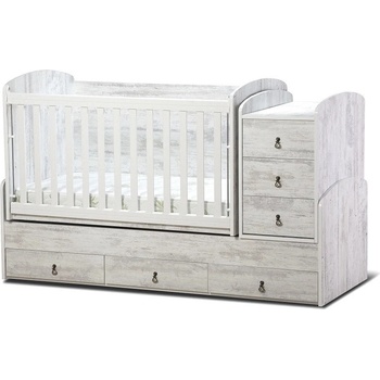 Дейзи Нова Детска кошара Деси Макси с подвижна решетка антик