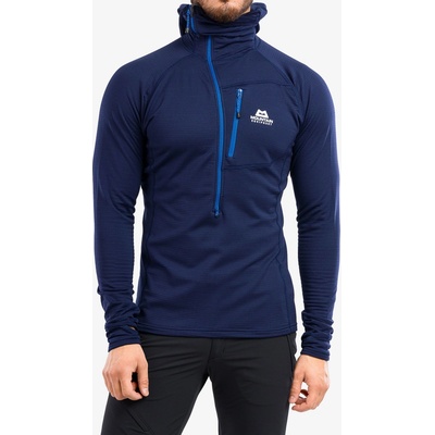 Mountain Equipment Eclipse hooded Zip T medieval blue