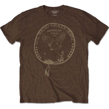 Neil Young Риза Tour '76 Seal Unisex Brown 2XL (NYTS05MBR05)
