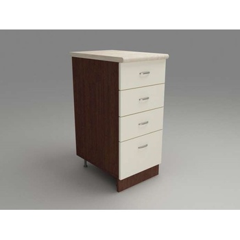 Image 1 of DST Кухненски модул MK-43 dst, 900/400/600-480, венге и бежово