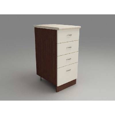 DST Кухненски модул MK-43 dst, 900/400/600-480, венге и бежово