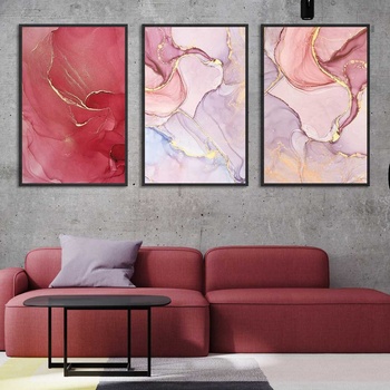 Decono Картини Червен Мрамор