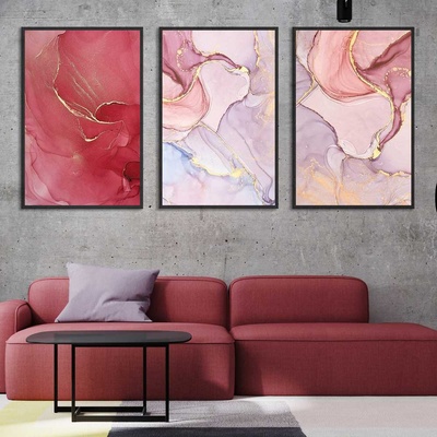 Decono Картини Червен Мрамор