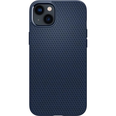 Spigen Калъф Spigen - Liquid Air, iPhone 14 Plus, син (8809811864052)