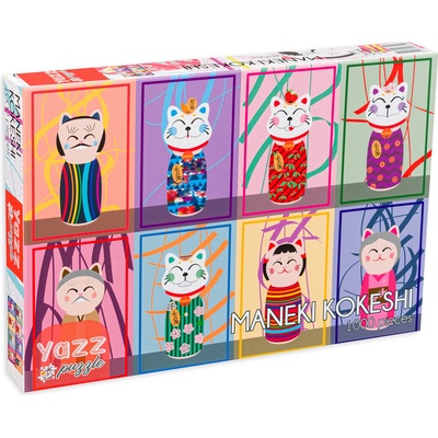 Yazz Пъзел Yazz Puzzle от 1000 части - Манеки Кокеши (3833)