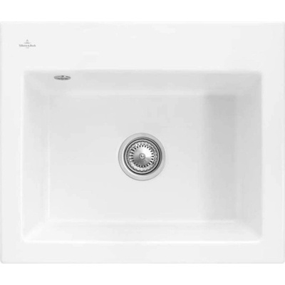 Villeroy & Boch Subway 60 Keramický dřez 600x510 mm, CeramicPlus, Snow White