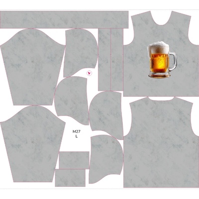 Takoy Panel so strihom L pánska mikina funkčná teplákovina orosené pivo