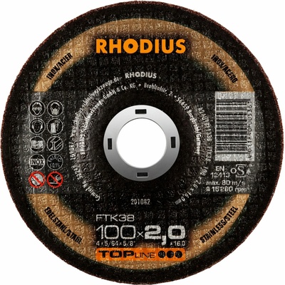Rhodius Rezný kotúč 100 x 2,0 x 16,0 mm 201082