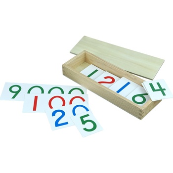 Montessori velké papírové karty s čísly 1-9000