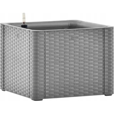 Stefanplast Květináč plast šedý 43 x 43 x 33 cm