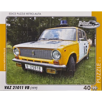 Retro cars - Puzzle VAZ 21011 VB (1979) - 40 - 99 piese