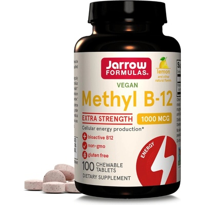 Jarrow Formulas Metyl B12 Metylkobalamín 1000 mcg 100 tabliet