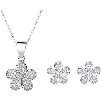 Silenti Jewelry Сребърен комплект "Градина