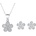 Silenti Jewelry Сребърен комплект "Градина