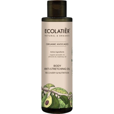 ECOLATIER - Tělový olej proti striím, obnova a výživa, AVOKÁDO, 200 ml