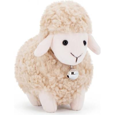 Orange Toys Ovečka Dolly so zvončekom 13 cm Beige