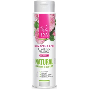 InaEssentials Prírodný Ružový Šampón Šampón pre Suché a Poškodené vlasy 200 ml