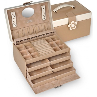 Sacher šperkovnice Jasmin Bella fiore 72 000 507443 béžová