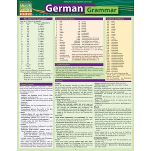 German Grammar: Quickstudy Laminated Reference Guide | Barcharts Inc (ISBN: 9781423234722)