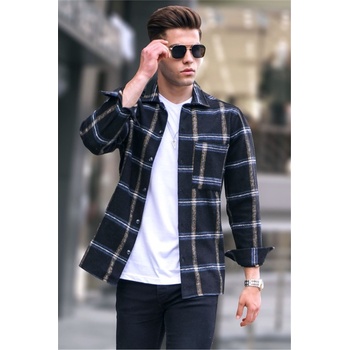 Madmext Мъжка Regular Fit риза 5556 - Черна #357867 (357867_Черно)