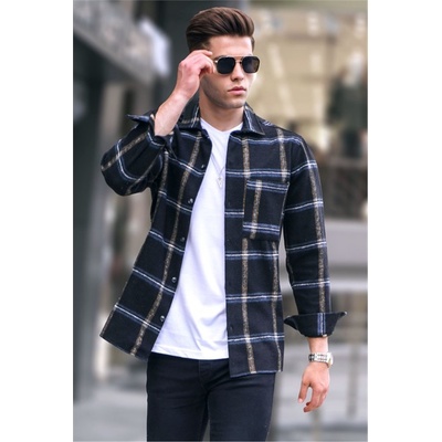 Madmext Мъжка Regular Fit риза 5556 - Черна #357867 (357867_Черно)
