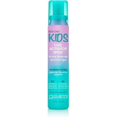 Giovanni Eco Chic® Kids Curl Activator Spray - lehká fixace a definice dětských kudrlin