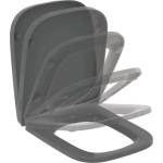 Ideal Standard i. Life B - Тоалетна седалка тип „wrapover, SoftClose, лъскаво сиво T468358 (T468358)