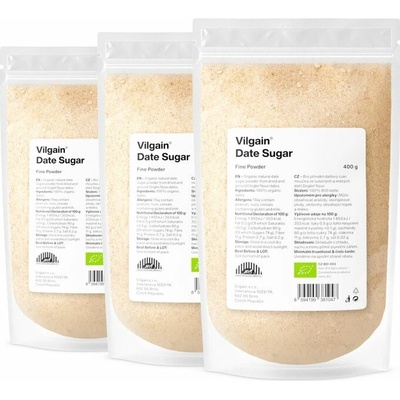 Vilgain Datľový cukor BIO Multipack 3 ks X 400 g