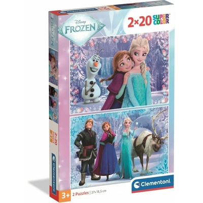 Clementoni Ľadové Kráľovstvo 2 x 20 dielov
