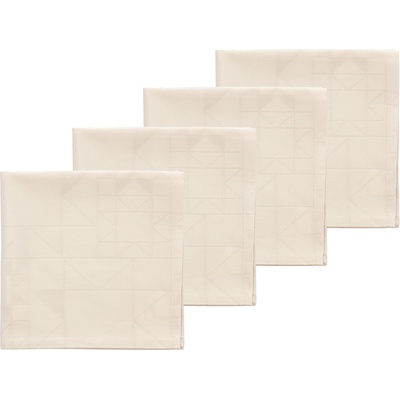 Södahl Салфетки Star Damask бежови 4 бр (27191)