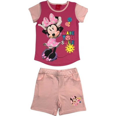 Setino letný plážový set Minnie Mouse svetloružový