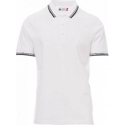 Payperwear polokošile Skipper s kontrastním lemováním bílá modrá námořní