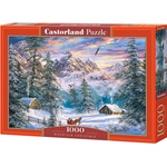 Castorland Пъзел Castorland от 1000 части - Коледа в планината, Абрахам Хънтър (C-104680)