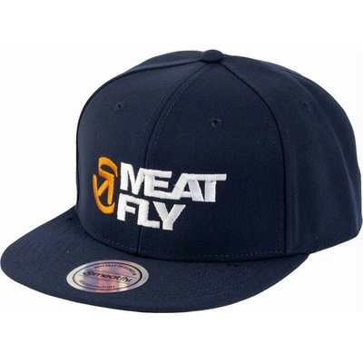 Meatfly шапка с равна козирка Ness Snapback Petrol / White Revital | Бяла | Размер Meatfly | Byal | МЪЖЕ | ЕДИН РАЗМЕР