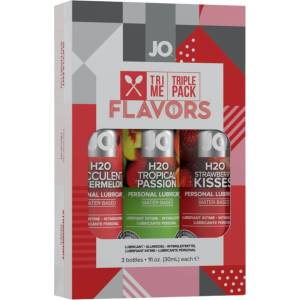 JO - System Flavors - ароматизиран лубрикант комплект (3x30 ml) - lovesexshop